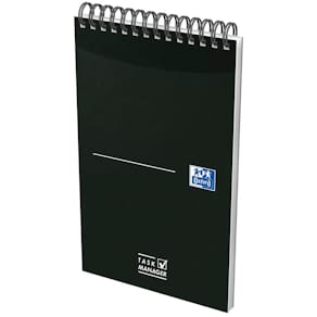 Notizblock Oxford Task Manager, 12,5x20 cm, 70 Blatt, lila/schwar