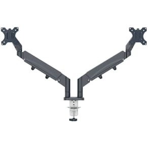 Bildschirmträger Leitz Ergo Dual Monitorarm, samtgrau, 2 Monitore