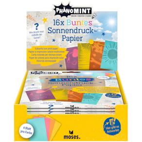 Sonnendruckpapier MOSES PhänoMINT, bunt