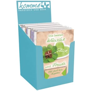 Glückwunschkarte KOMMA³, Geldgeschenk, sortiert