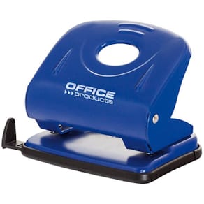 Perforator, 30 blad, in metaal, blauw