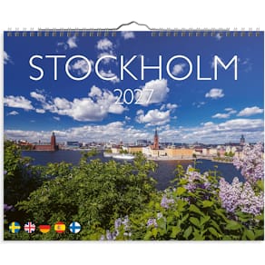 Burde Väggkalender Stockholm 2027