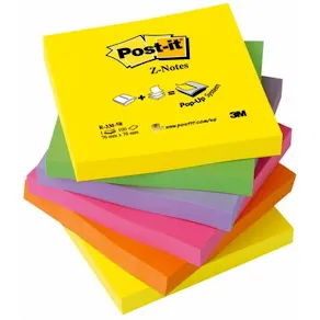 Post-it Z-Notes 76x76 neon rainbow (6)