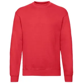 Sweatshirt FRUIT 62202 röd 2XL