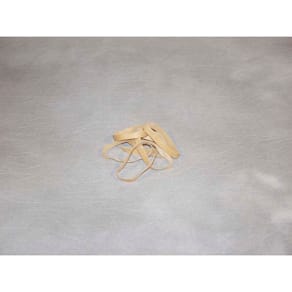 Gummibånd 100 x 10 mm, gul, 1 kg pakke