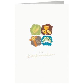 Grußkarte zur Konfirmation