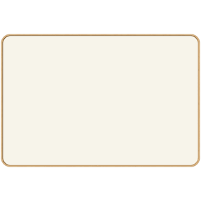 Lintex FRAME Glastavla, 1500 × 1000 × 50 mm, Pale 230