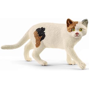 Spielzeugfigur Schleich Amerikanische Kurzhaarkatze, 7 x 2,5 x 3,