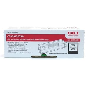 Toner OKI 43324408 6K svart