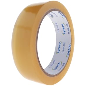 Kontorstejp LYRECO 66mx25mm klar 6/fp