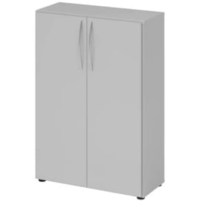 Flügeltürenschrank HAMMERBACHER 4550 BM, Grau/Grau, 3OH, 80x34,6x