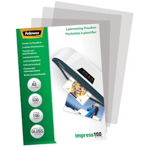 Laminat FELLOWES A5 100mic klar 100/fp