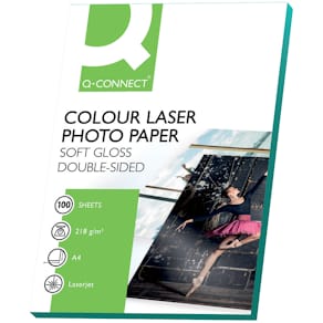 Laserpapier Q-CONNECT, A4, 100 Blatt, weiß