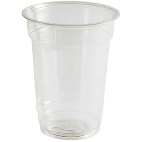 Plastglas RPET 200 ml, Ø78 mm, klar, 50 stk