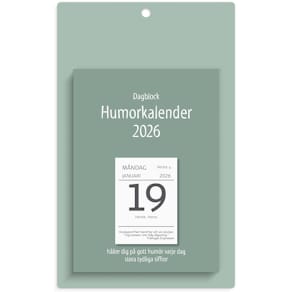 Väggplån med dagblock Humor