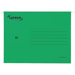 Hängmapp LYRECO A4 grön 25/fp