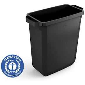 Affaldsspand Durable Durabin, sort, 6 stk