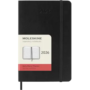 Classic Soft 12M Daily Pocket Svart 2026