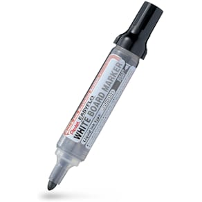 Whiteboardmarker Pentel Easyflo 6 mm rund spids, sort, 12 stk