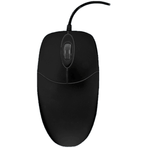 Active Key Washable Mouse IP68 Scroll Wheel W Black