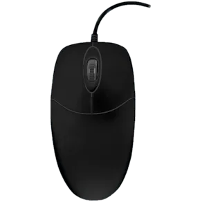 Active Key Washable Mouse IP68 Scroll Wheel W Black