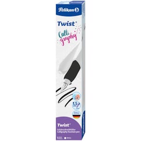 Kalligrafie-Füller Pelikan Twist, 1,5 mm, weiß