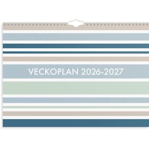Burde Väggkalender Veckoplan 26/27