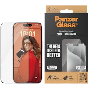 PanzerGlass - Skärmskydd för mobiltelefon - ultrabred passning