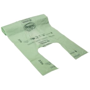 Insatspåse knyt BIOBAG 20L 15 grön 25/rl