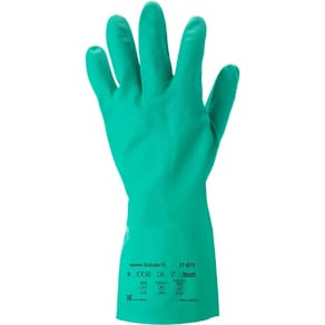 Chemikalienhandschuh Ansell AlphaTec Sol-Vex 12ST, grün, XL (10)