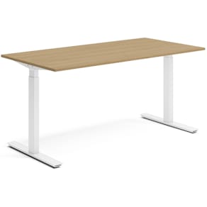 Skrivbord el 160x80 cm Ek/Vit