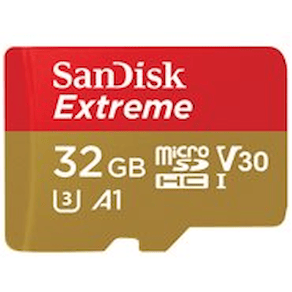 SanDisk Extreme - Flash-minneskort (adapter, microSDHC till SD