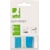 Index Q-CONNECT, 25 x 45 mm, 50 tabs, blauw