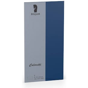 Briefhülle Rössler Coloretti, DL, 5 St., jeans
