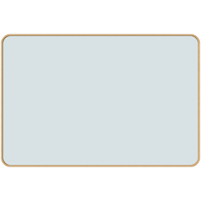 Lintex FRAME Glastavla, SILK-GLASS®, 1500 × 1000 × 50 mm, Crisp