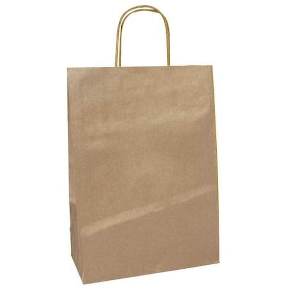 Gavepose kraft 22x10x29cm m/håndtak (25)
