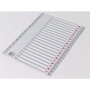 Register Q-Line A4, grå, 10 sæt