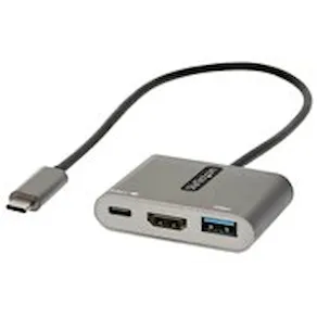 StarTech.com USB C Multiport Adapter, USB-C to HDMI 4K Video,