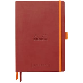 Rhodia Goalbook soft nacarat A5 dot ivory