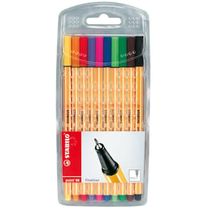 Fineliner penna STABILO Point88 set 10/FP