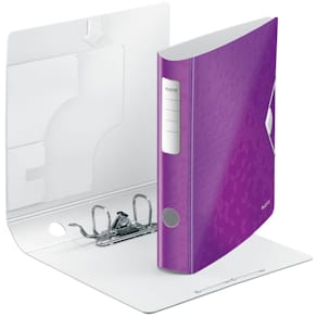 Ordner Leitz Active WOW, A4, 6 cm, violett metallic