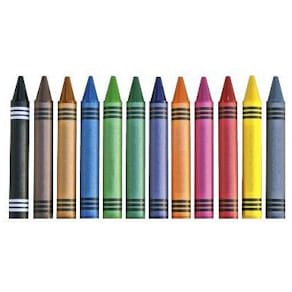 Vaxkrita Jumbo, 12 färger