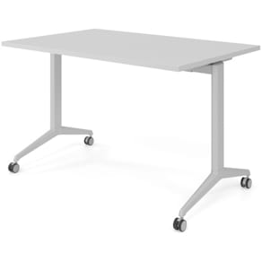 Klapptisch HAMMERBACHER KFZ12, 120 x 80 cm, grau/silber