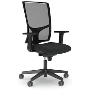 Drehstuhl Nowy Styl Vosto, mit Armlehnen, schwarz