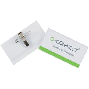 Namensschild Q-CONNECT KF01568, 75 x 40 mm