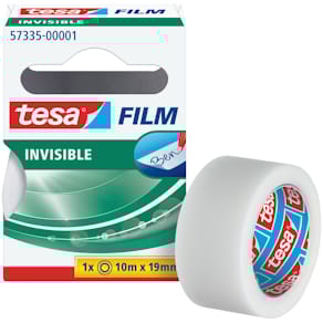 Klebefilm tesa Invisible, matt-unsichtbar, 19 mm x 10 m