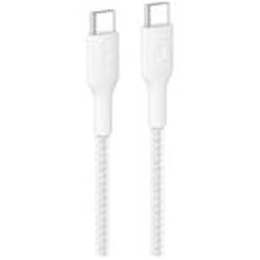 BELKIN USB-C to USB-C 240W 2.0 Braided PCR 1m, White