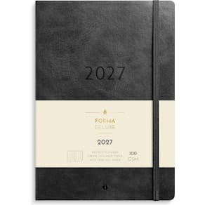 Burde Kalender Agency Forma Deluxe 2027 svart