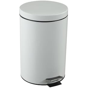 Papperskorg CEP Rossignol pedal 14L vit