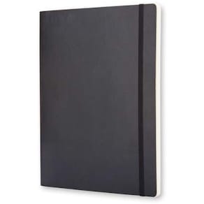 Notesbog Moleskine Classic uden linjer, sort, 190x250 mm, 24 stk